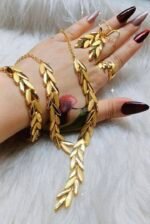 طقم السنبلة الذهبي ✨ - Image 2